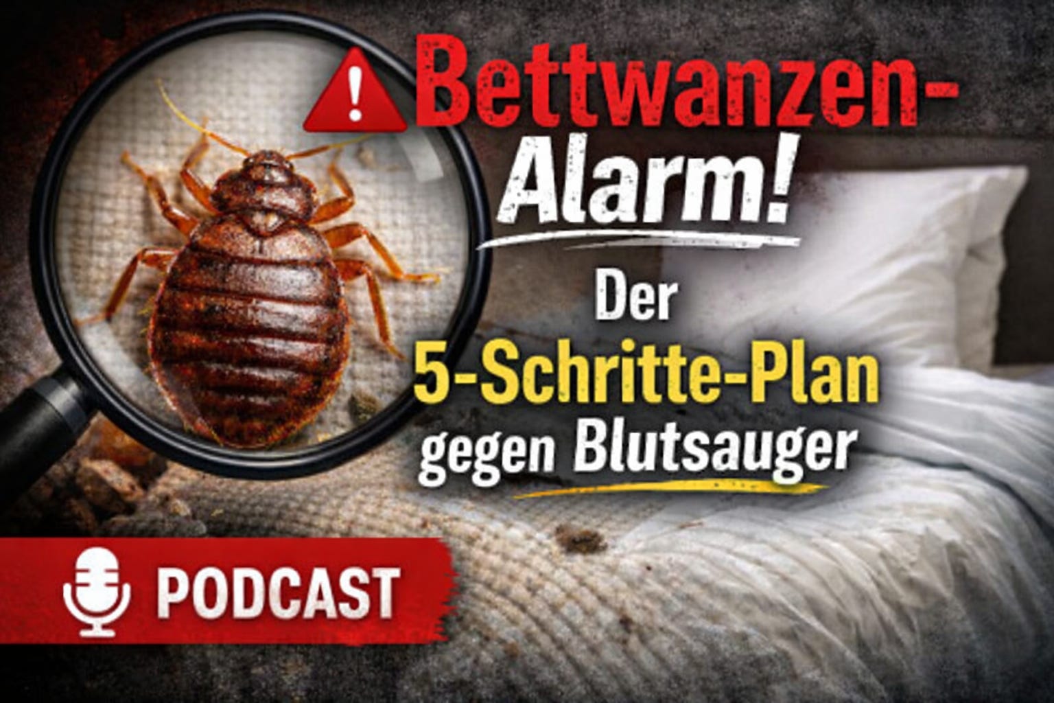 Bettwanzen-Alarm! 😱 Der ultimative 5-Schritte-Plan, um die Blutsauger endgültig loszuwerden episode artwork