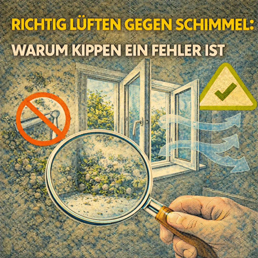 Schimmel-Falle Wohnung: Warum Kippfenster ein Fehler sind & wie du wirklich richtig lüftest! episode artwork