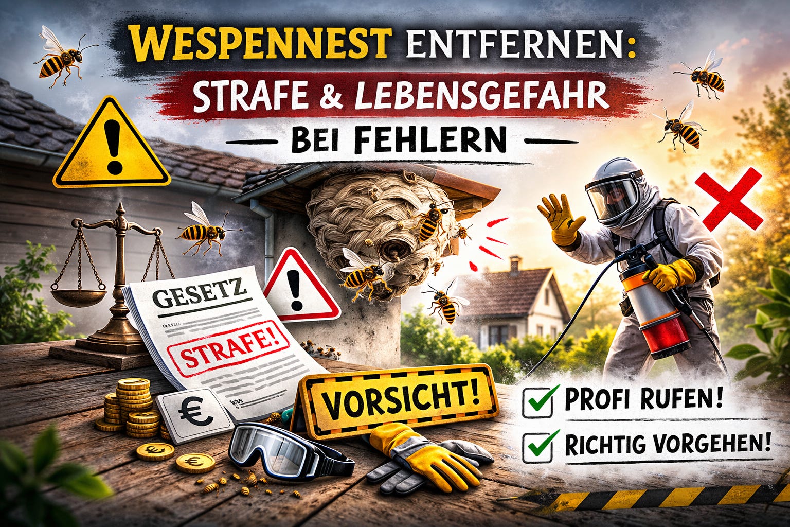 50.000 € Strafe & Lebensgefahr: Der fatale Fehler bei Wespennestern! episode artwork