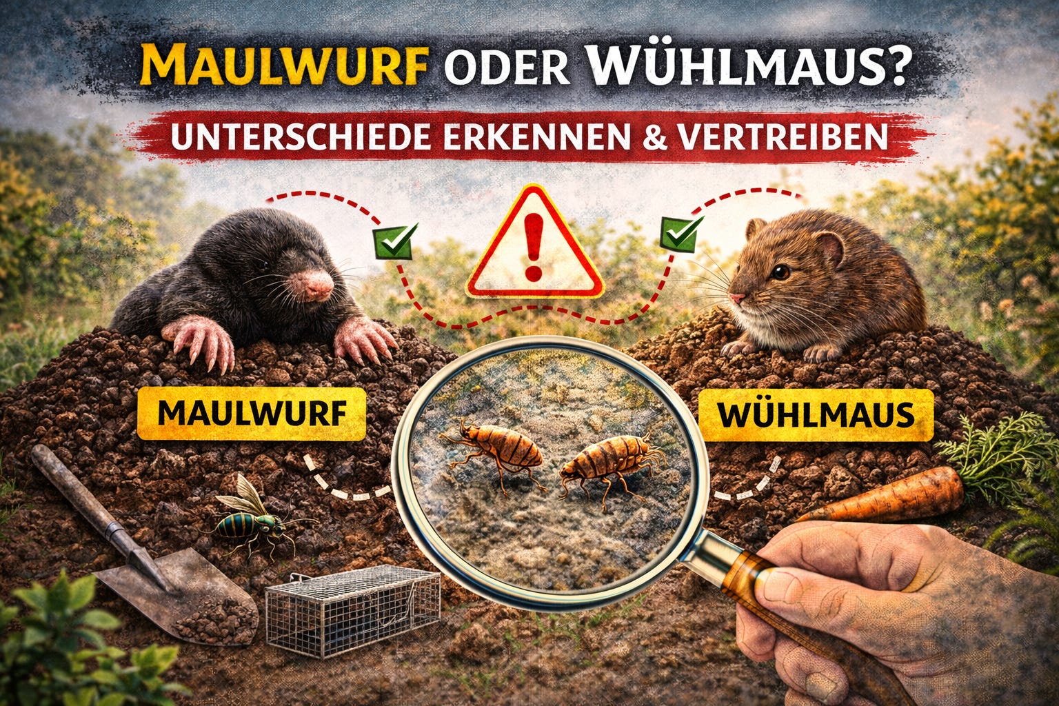 Hilfe, es kratzt unterm Rasen! Maulwurf oder Wühlmaus – wer zerstört deinen Garten? episode artwork
