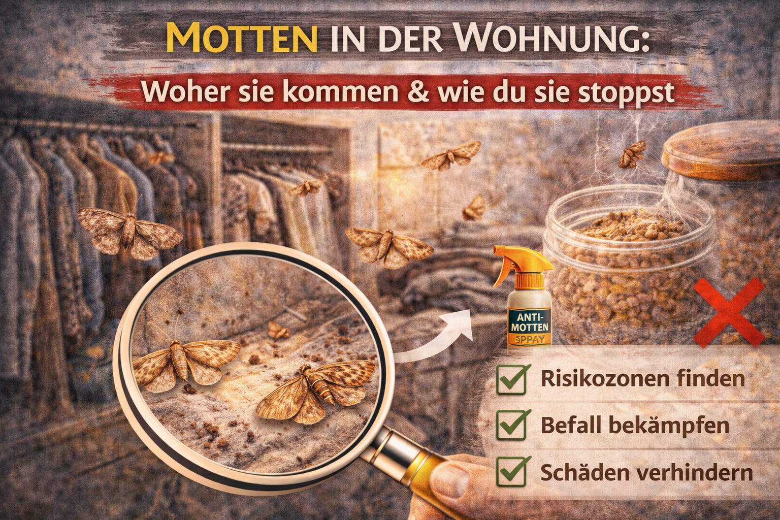 Der unsichtbare Feind: Woher Motten in der Wohnung wirklich kommen & wie du sie stoppst! episode artwork
