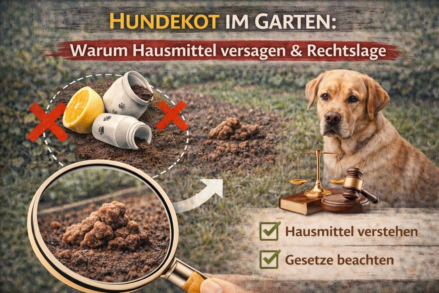 Schluss mit dem Hunde-Ärger: Warum Hausmittel versagen & wie Sie Ihren Garten rechtssicher schützen!  episode artwork