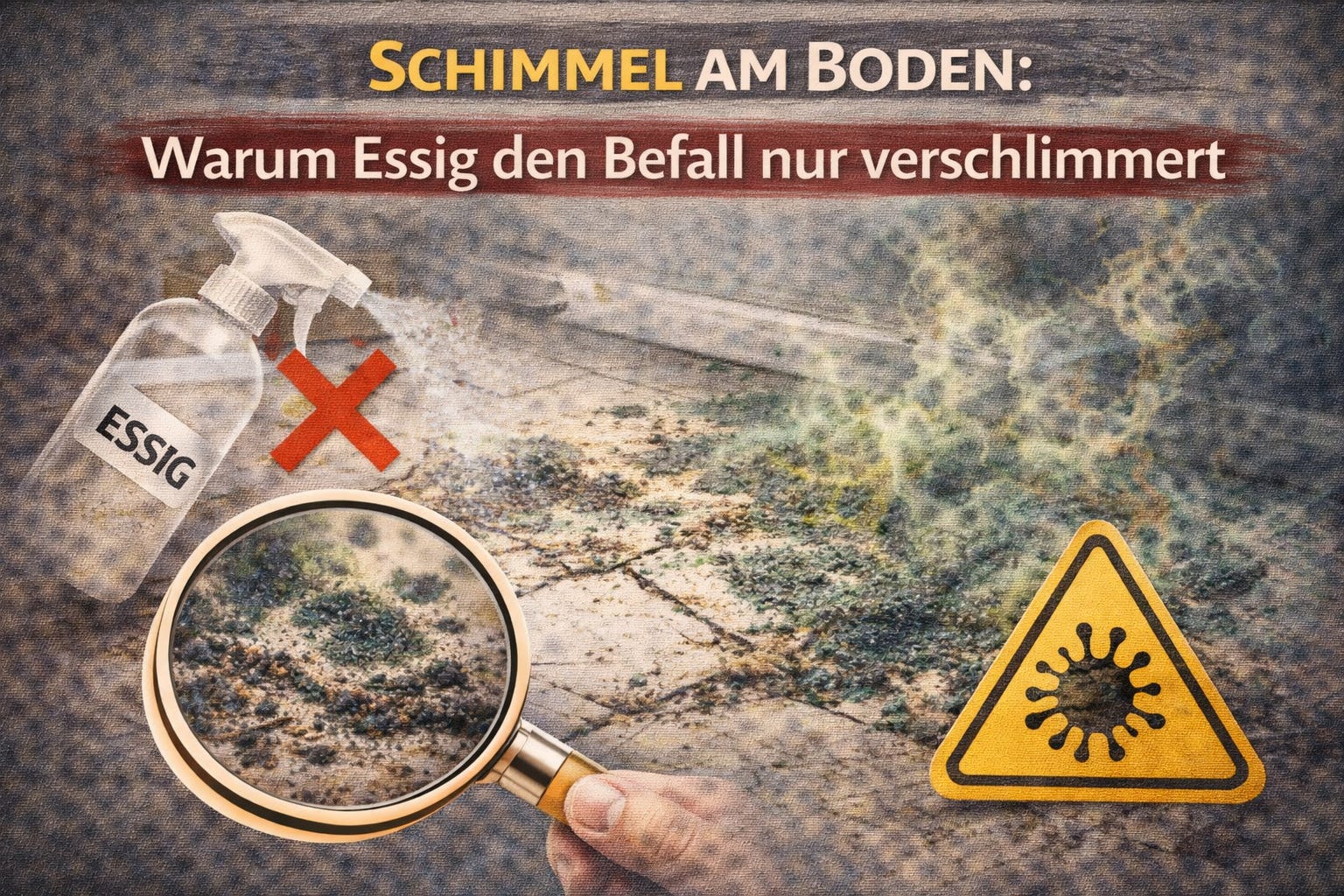 Schock unterm Teppich: Warum Essig deinen Schimmel am Boden nur füttert!  episode artwork