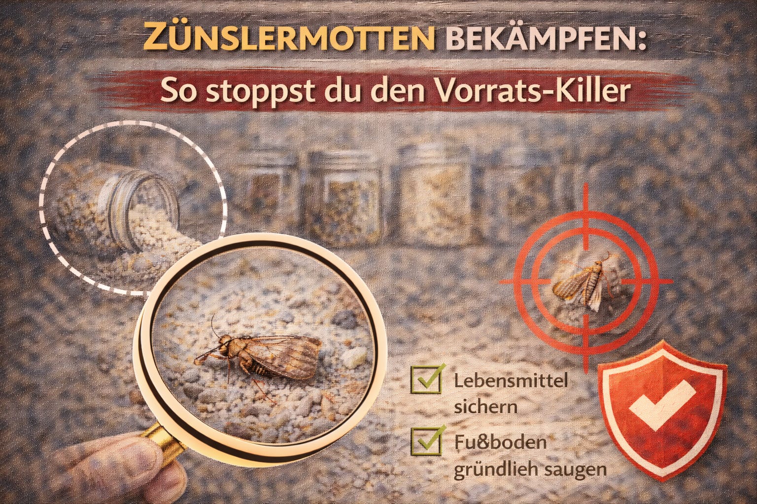 Der Vorrats-Killer in der Küche: Zünslermotten sofort stoppen, bevor alles verdirbt! 🚨 episode artwork