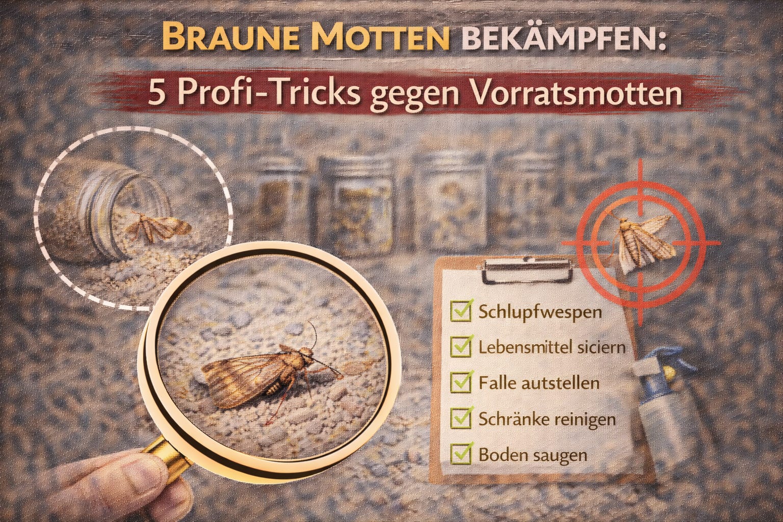 Panik im Vorratsschrank! 5 Profi-Geheimtricks, um die braune Motte für immer zu vernichten episode artwork