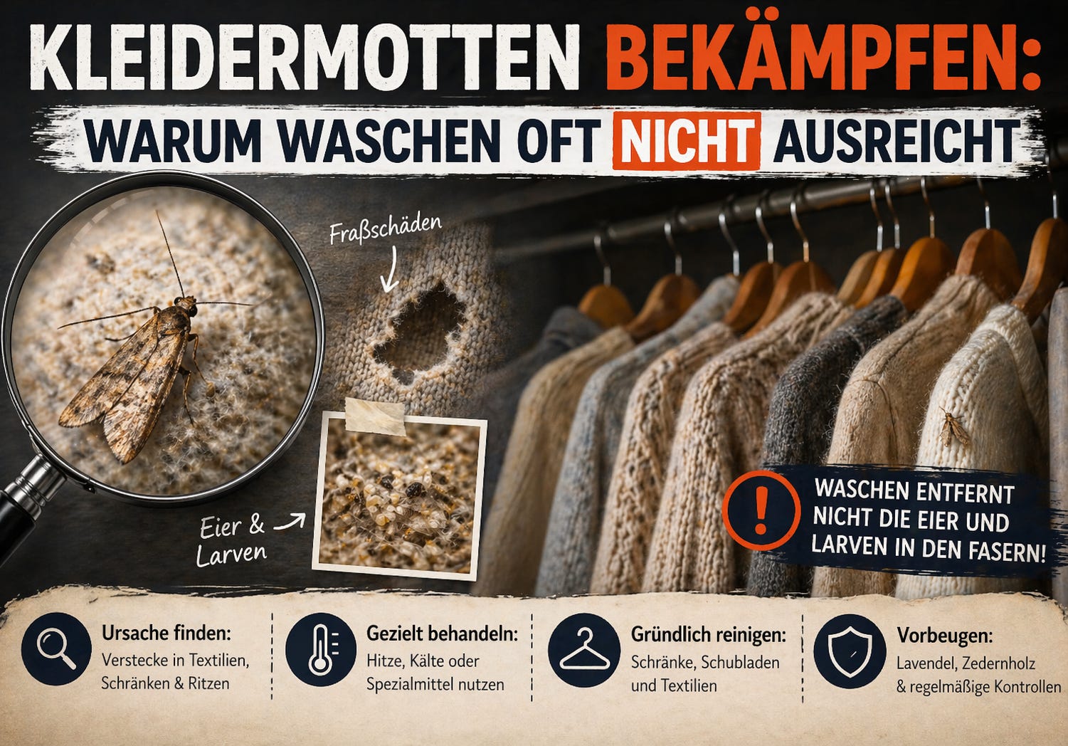 Alarm im Kleiderschrank: Warum deine Waschmaschine Kleidermotten nur müde lächeln lässt! episode artwork