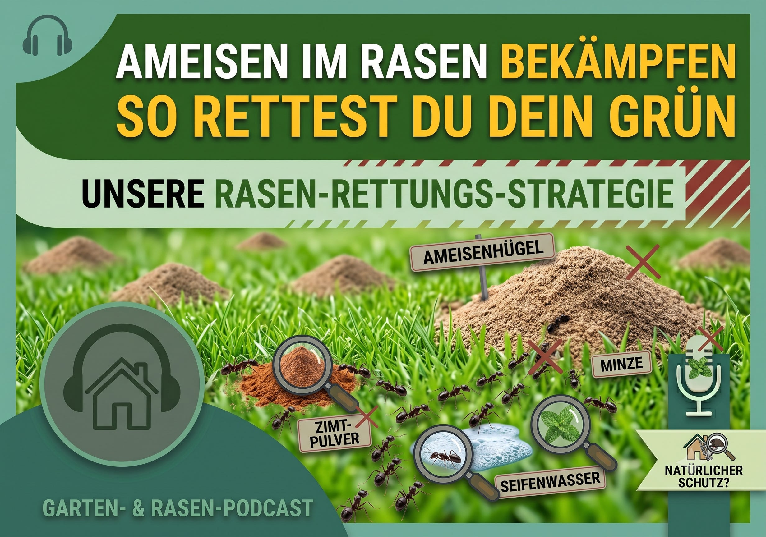Invasion unter der Grasnarbe: Wie du deinen Rasen vor der Ameisen-Armee rettest! 🐜🌱 episode artwork