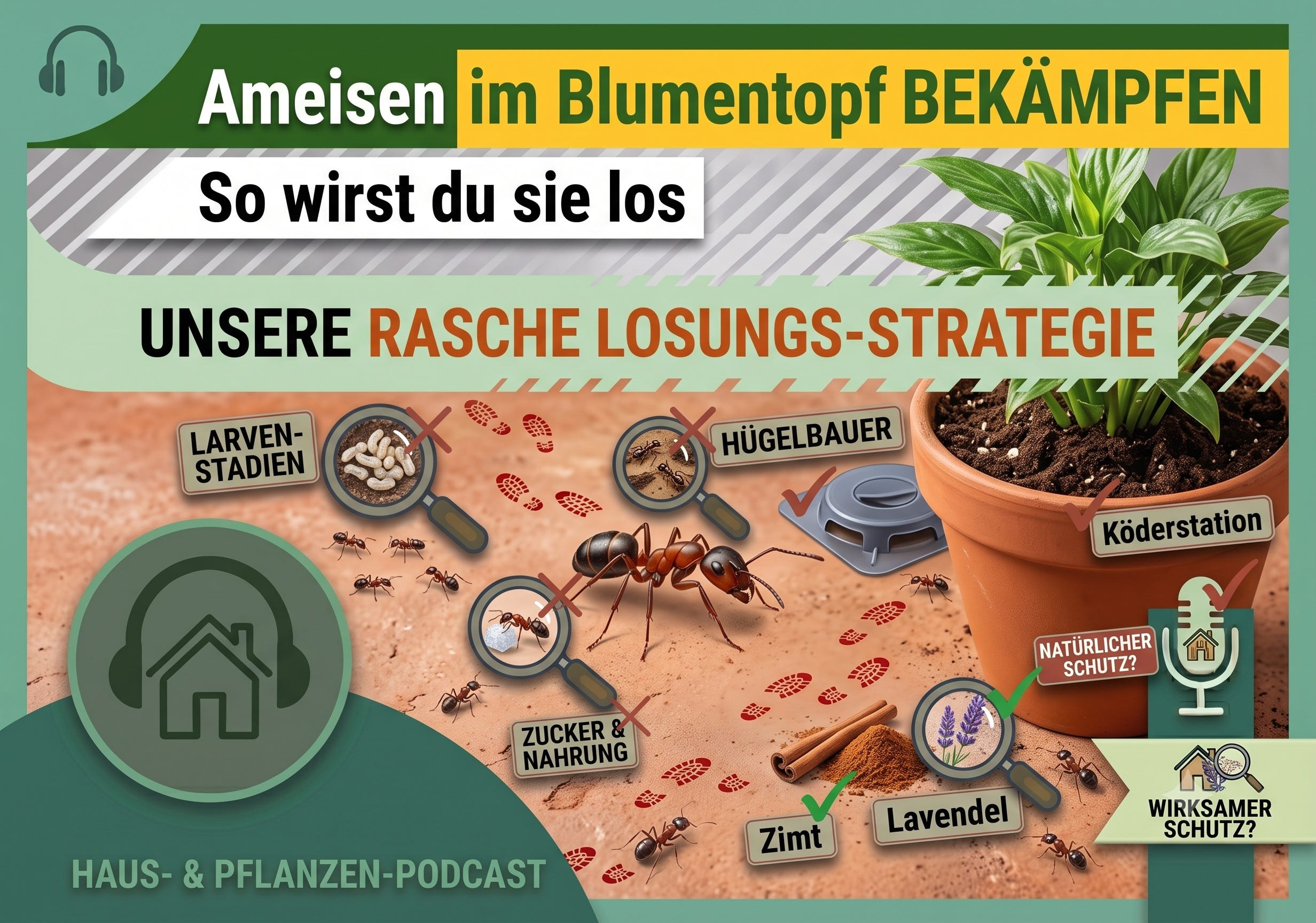 Krabbler-Chaos im Blumentopf: So machst du kurzen Prozess mit der Ameisen-WG! episode artwork