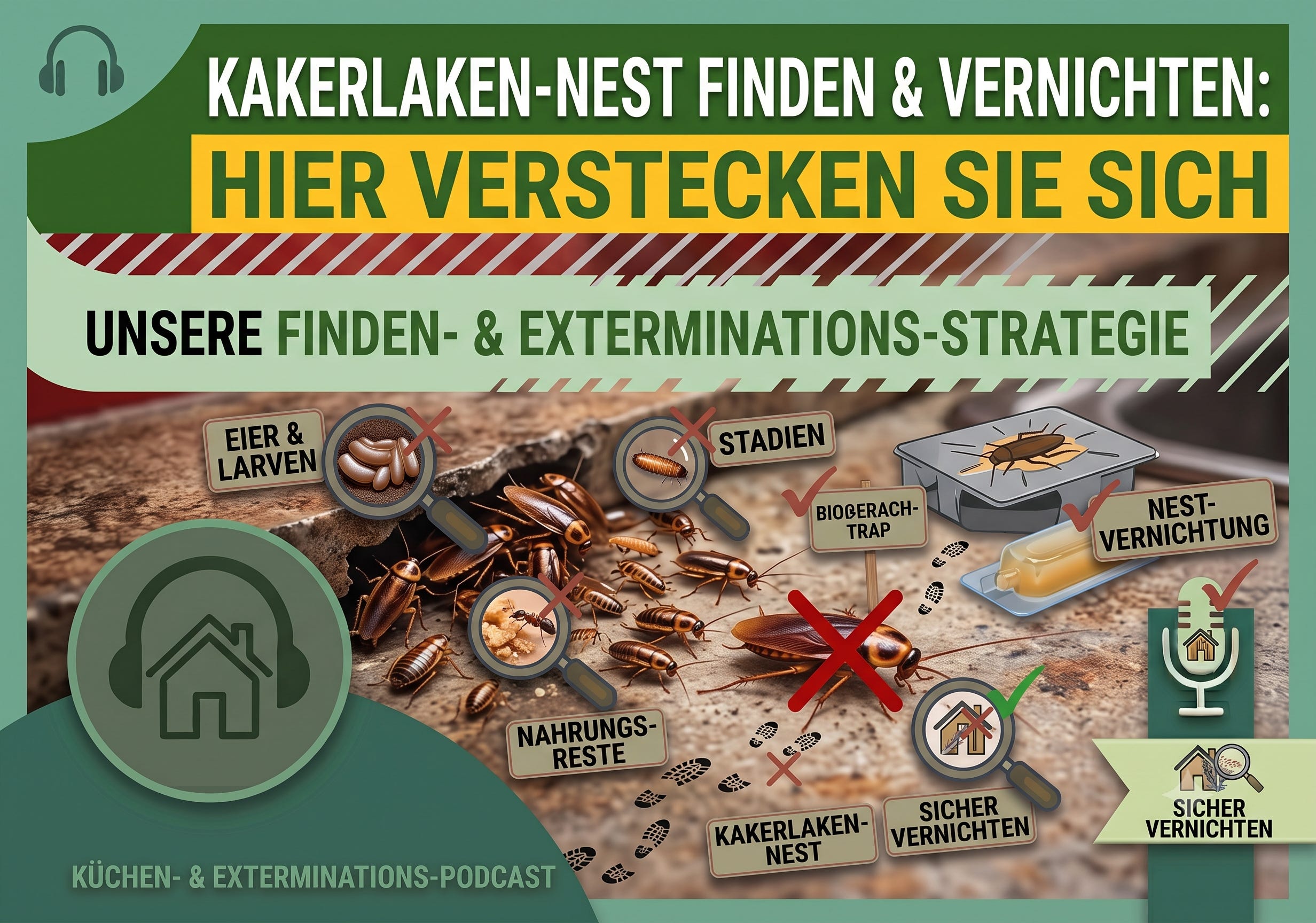 Die 90%-Lüge: Wo sich Kakerlaken wirklich verstecken (und wie du das Nest vernichtest) episode artwork