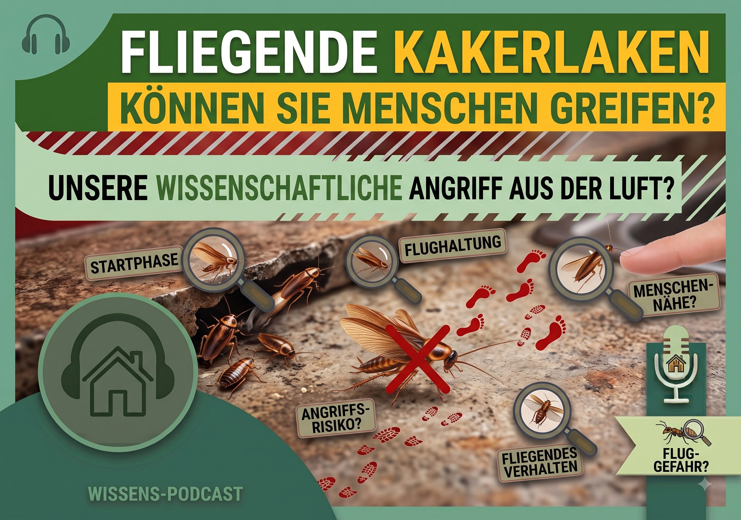 Albtraum Flügel-Schabe: Fliegen sie wirklich auf uns? episode artwork