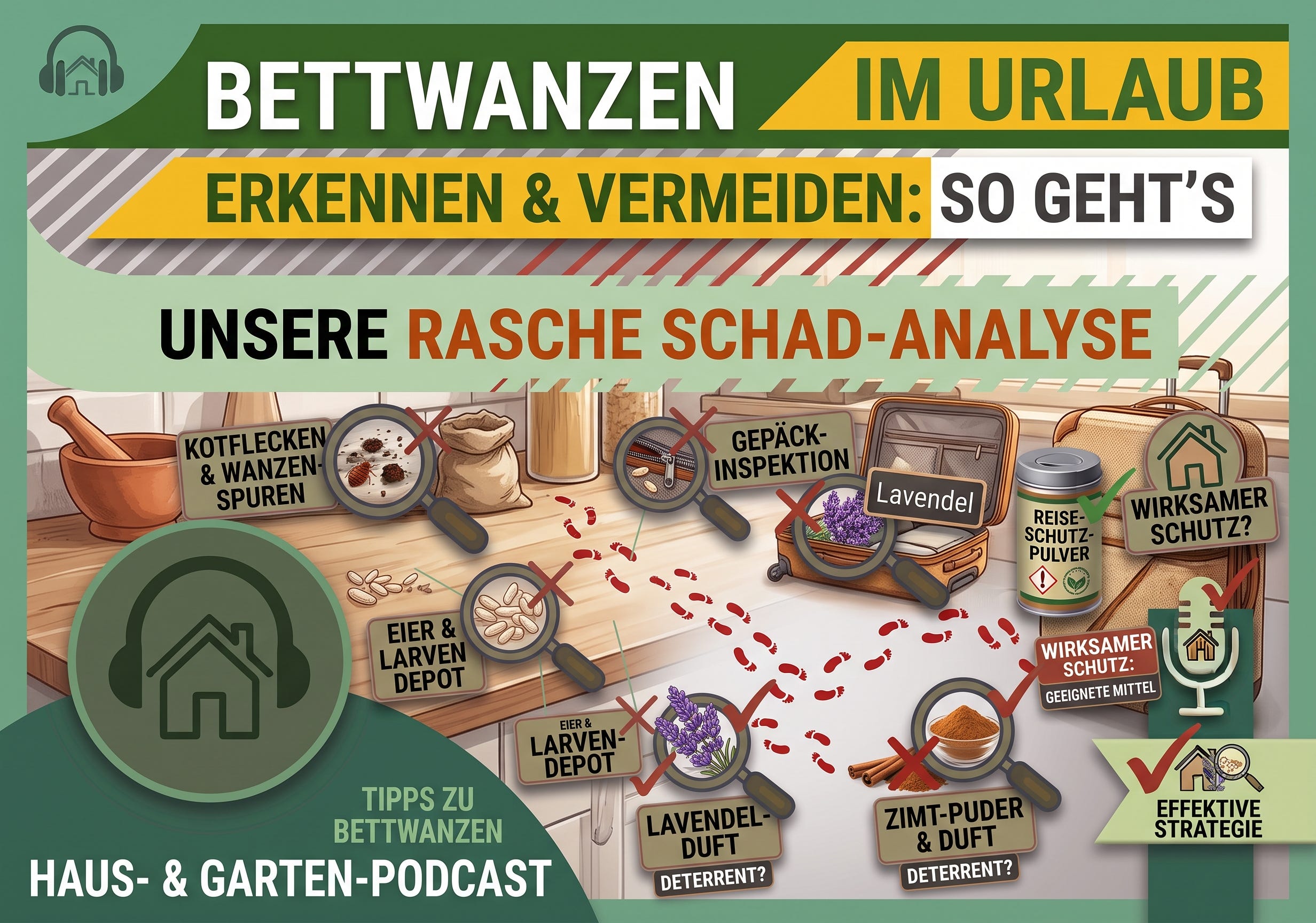 Krabbler im Koffer? Wie du Bettwanzen in der Ferienwohnung austrickst! episode artwork