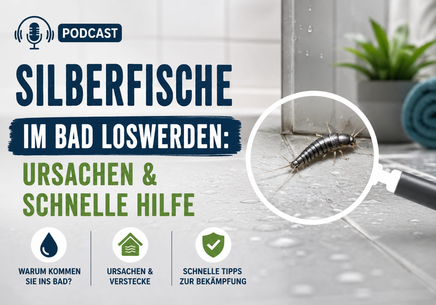 Hilfe, mein Bad lebt! Die unheimliche Invasion der weißen Geister-Insekten  episode artwork