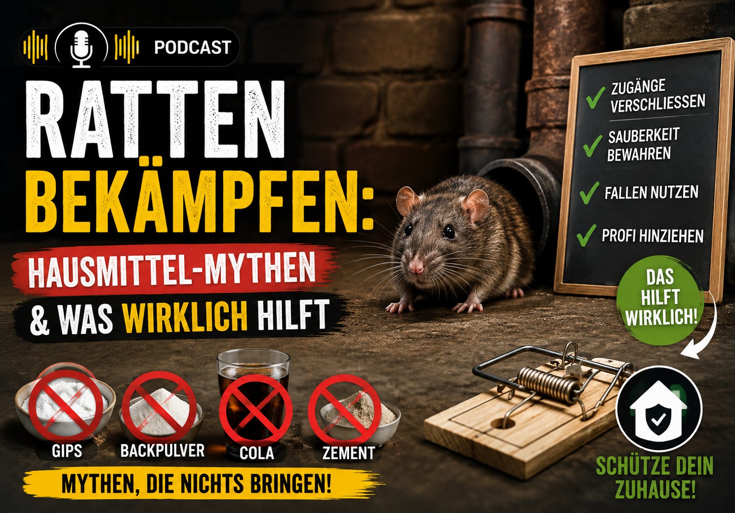 Backpulver-Mythen & Knast-Gefahr: Was hilft wirklich gegen Ratten? episode artwork