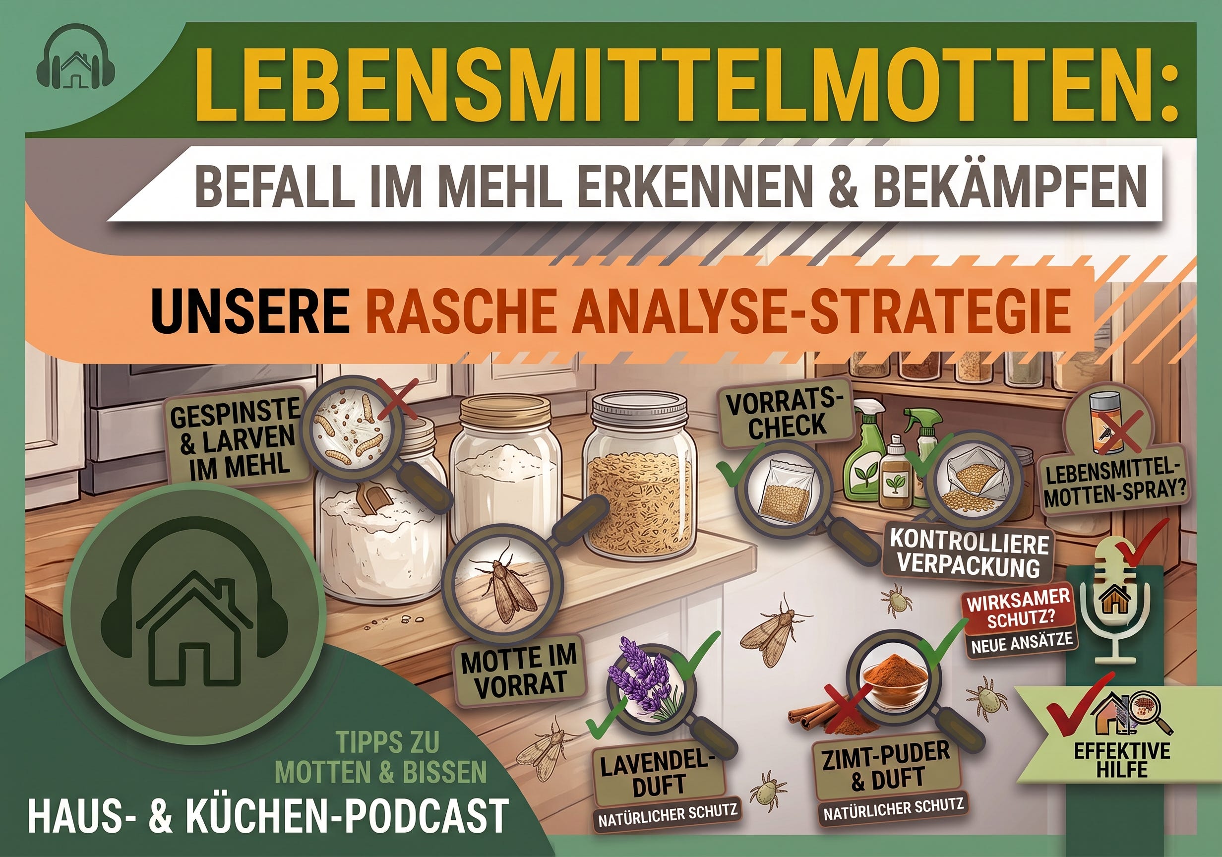 Zuckerwatte im Mehl? Das eklige Geheimnis der Zünsler-Motte in deiner Küche! episode artwork