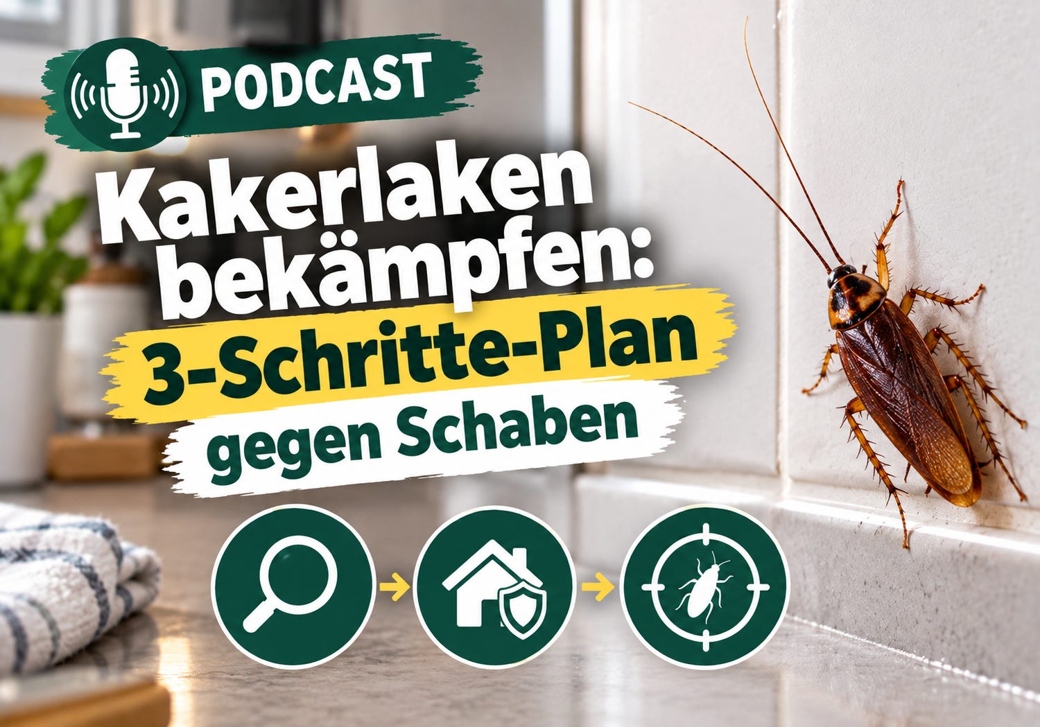 Kakerlaken im Haus? Die 3-Schritte-Geheimwaffe gegen den Krabbel-Albtraum episode artwork