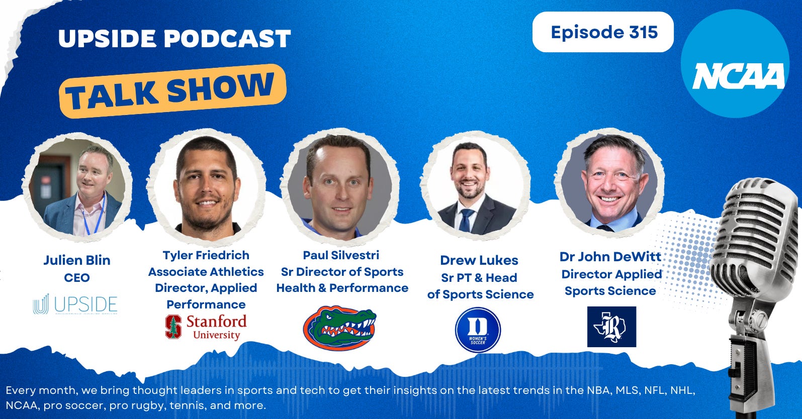 🔥Upside NCAA Group Chat with Paul Silvestri (Florida Gators, Drew Lukes (Duke University), Dr John DeWitt (Rice University), Tyler Friedrich (Stanford) On Time Management, Athlete Fatigue & More episode artwork