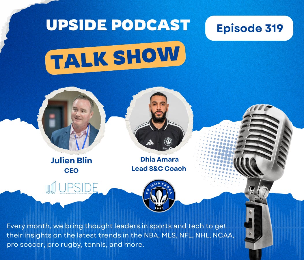 🎙️ Upside Video Chat with Dhia Amara, Lead S&C coach, CF Montreal (MLS) episode artwork
