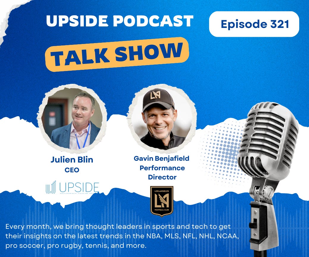 🎙️ Upside Video Chat with Gavin Benjafield, Performance Director, LAFC (MLS) episode artwork
