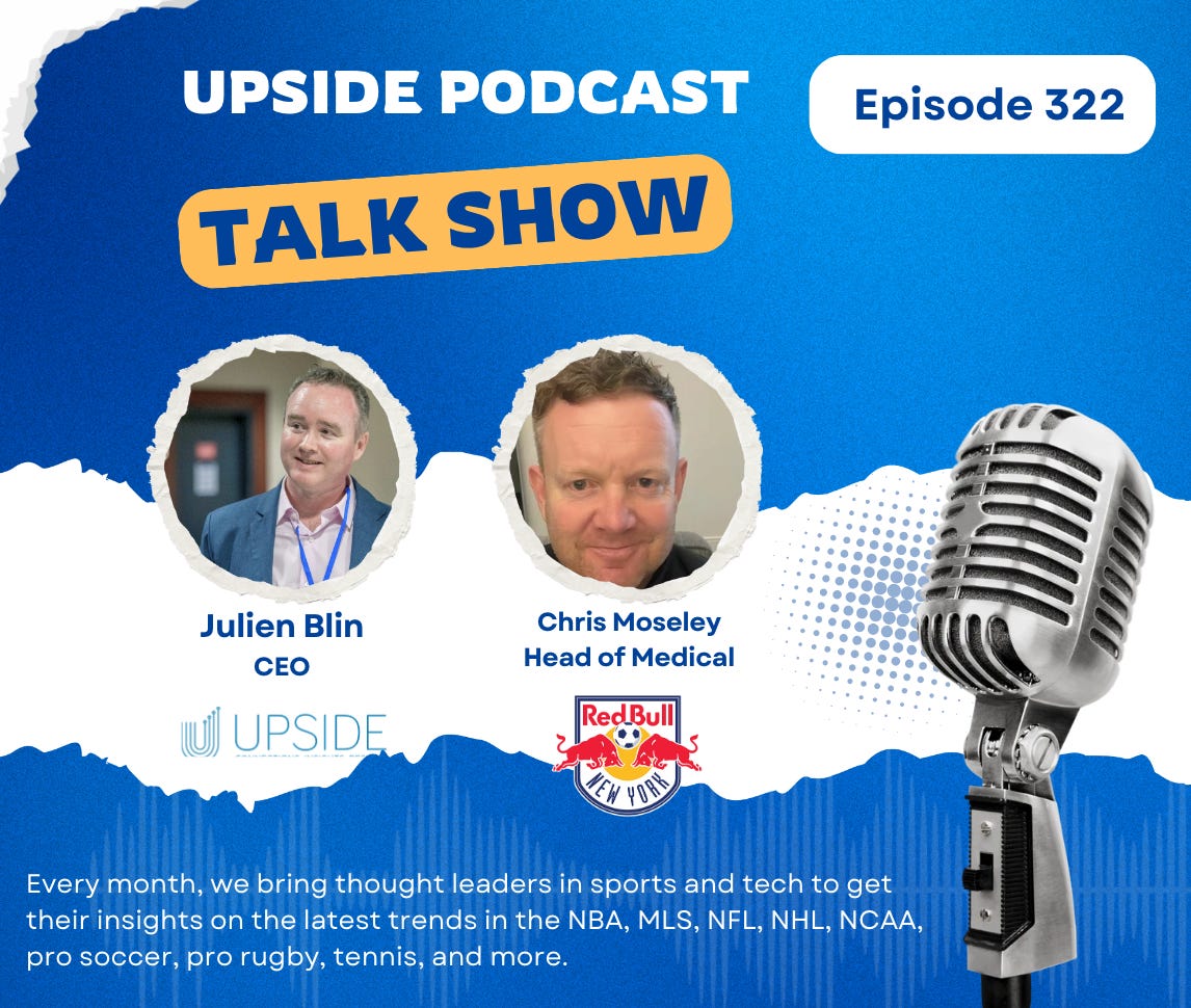 🎙️ Upside Video Chat with Chris Moseley, Head of Medical, Red Bulls NY (MLS) episode artwork