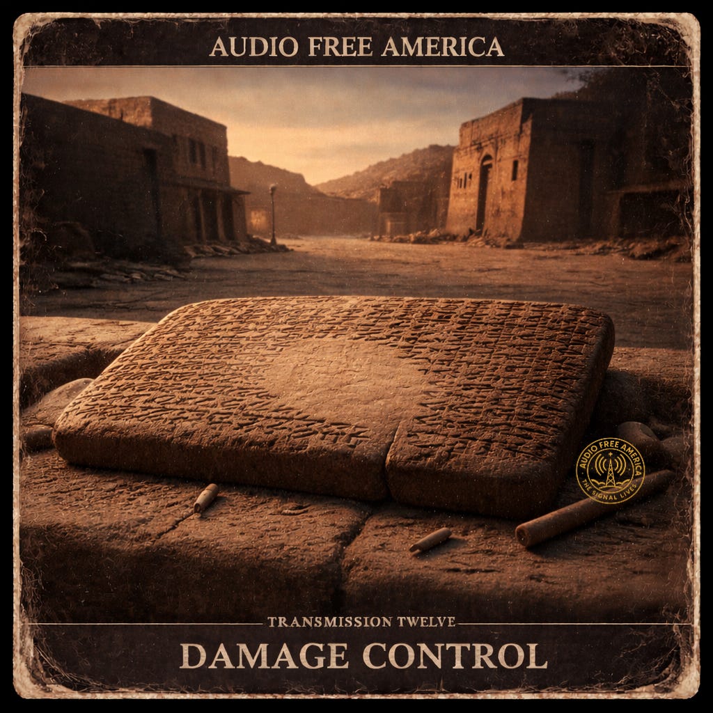 Transmission 13: "Damage Control" episode artwork