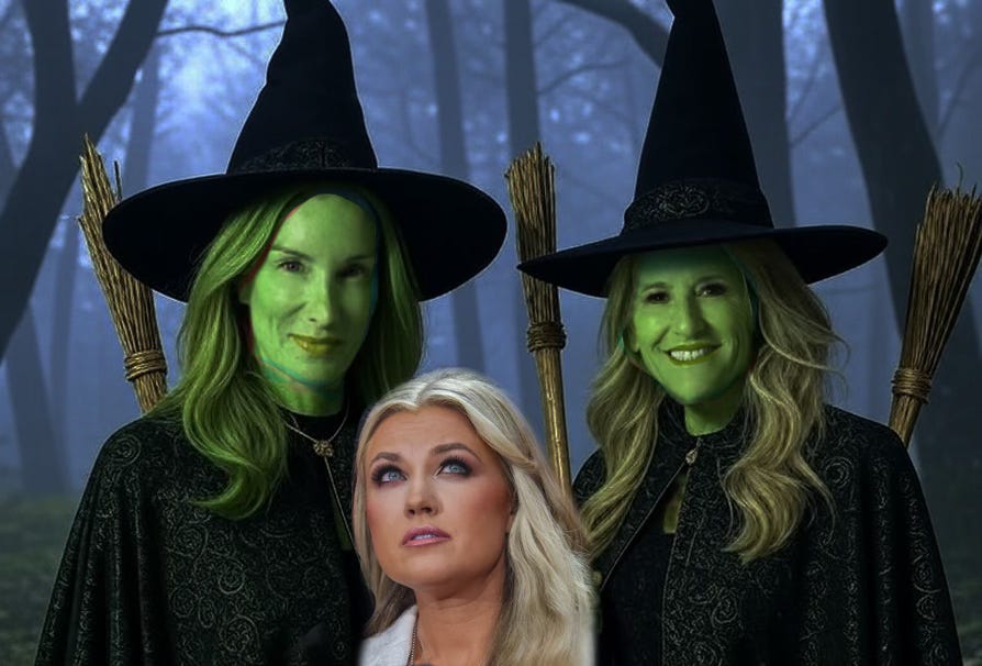 Erika Kirk and The Wicked Witches of the Left Erika Kirk and The Wicked Witches of the Left