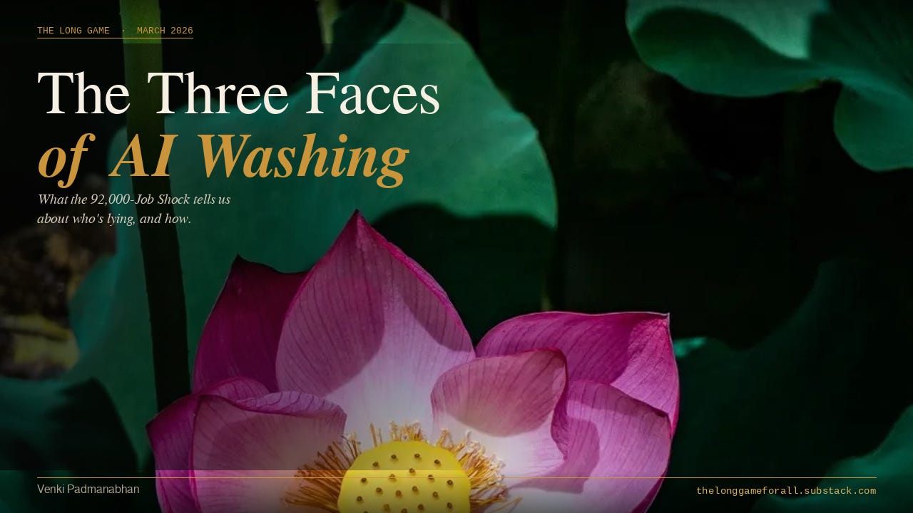 The Three Faces of AI Washing