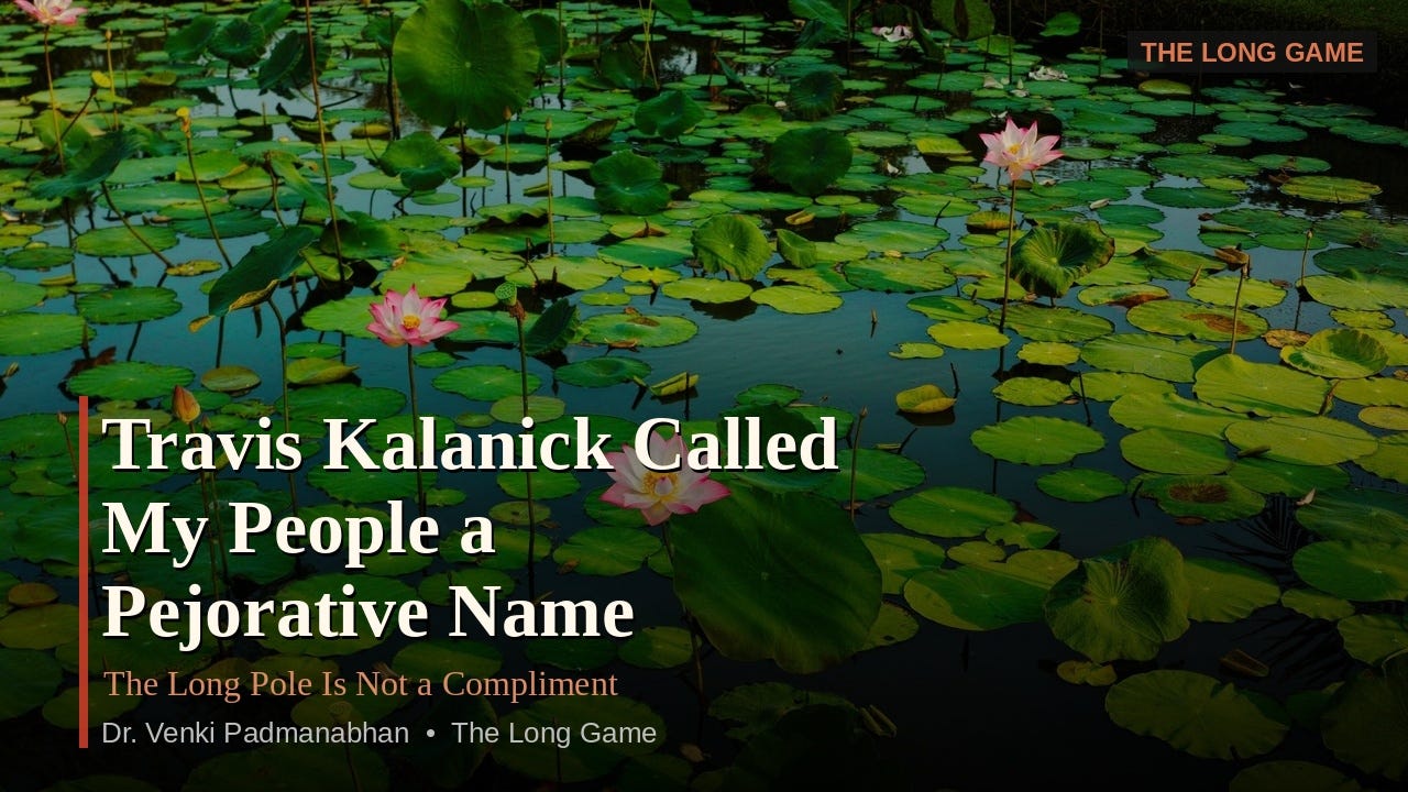 Travis Kalanick Called My People a Pejorative Name