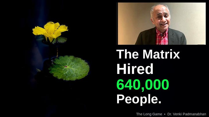 The Matrix Hired 640,000 People