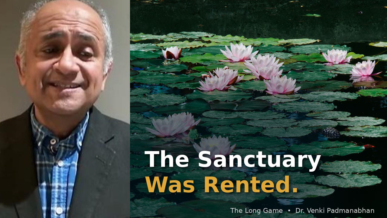 The Sanctuary Was Rented