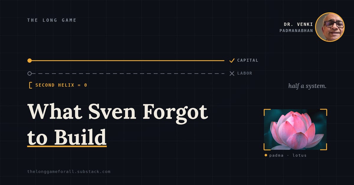 What Sven Forgot to Build:
