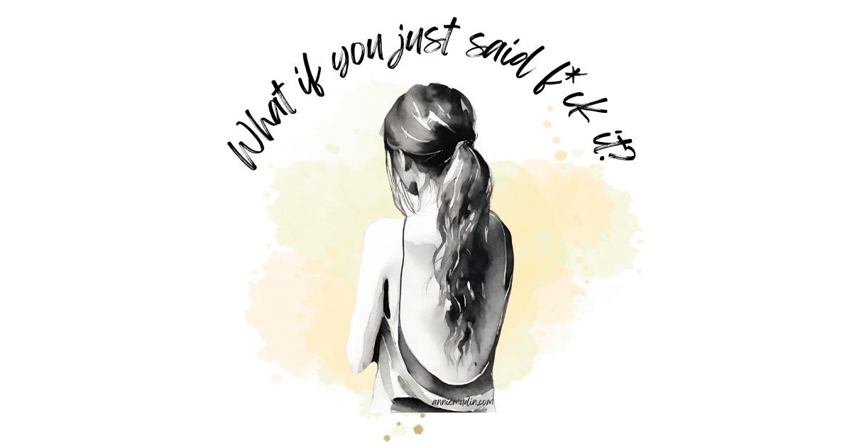 Is It Time to Say F*ck It? - Out Loud episode artwork