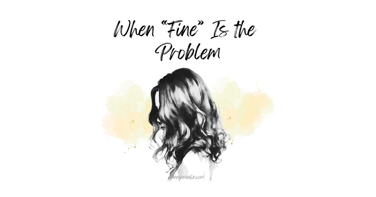 When “Fine” Is the Problem - Out Loud episode artwork