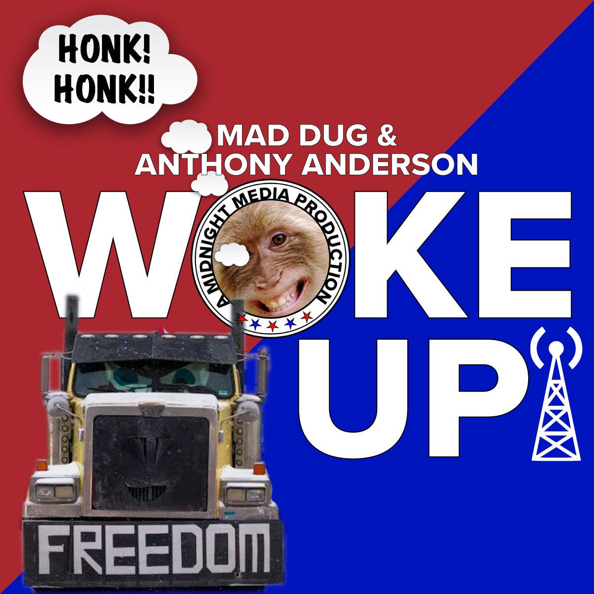 A Hitchhiker's Guide to the Truckers for Freedom Convoy episode artwork