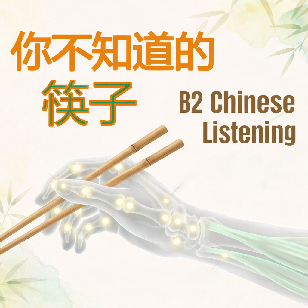 B1 B2 Chinese | Chopsticks: reasons, taboos & brain benefits! HSK3 HSK4 HSK5 Listening Immersion episode artwork