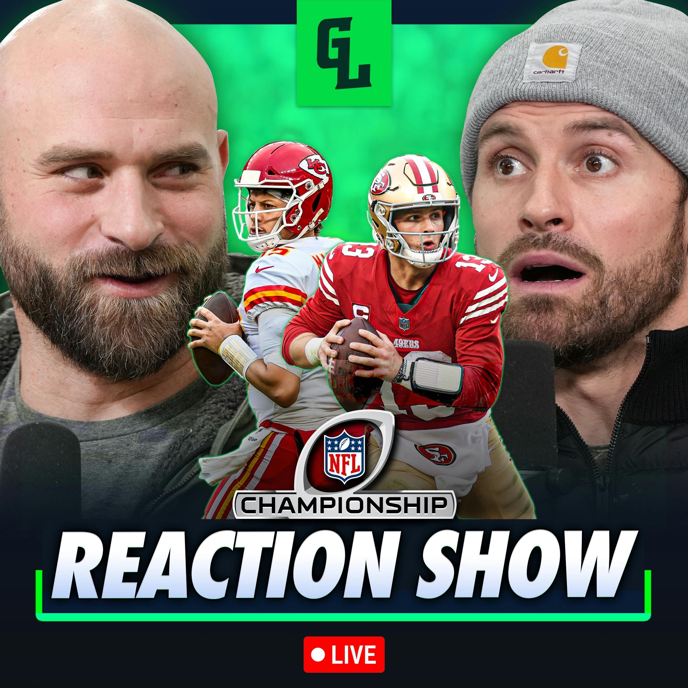NFL Conference Championship Reactions! Patrick Mahomes, Dan Campbell's 4th Downs & Brock Purdy in the SB