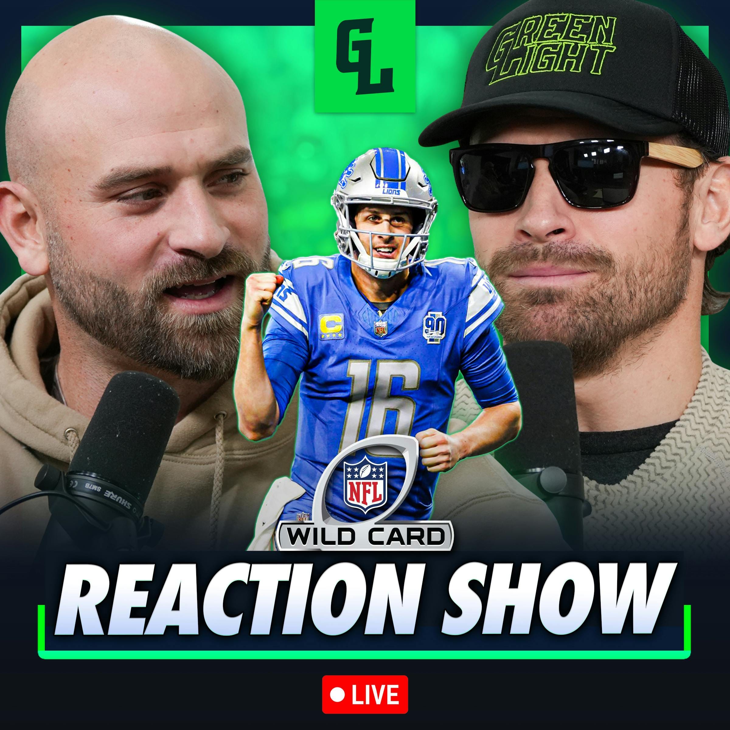 NFL Wild Card Reactions! Lions Win, Chiefs Beat Dolphins & Texans & Packers Are For Real. episode artwork