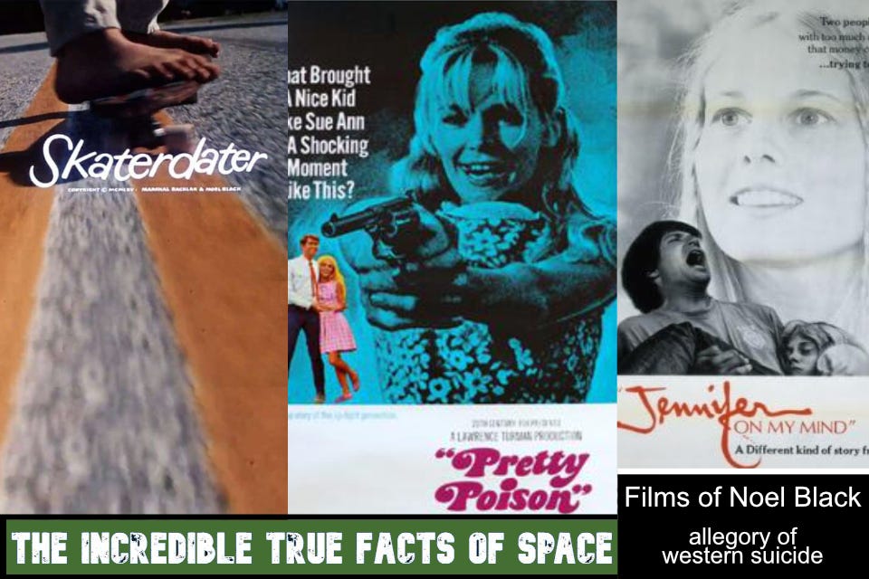 Looking at Noel Black films as an allegory of the suicide of the west