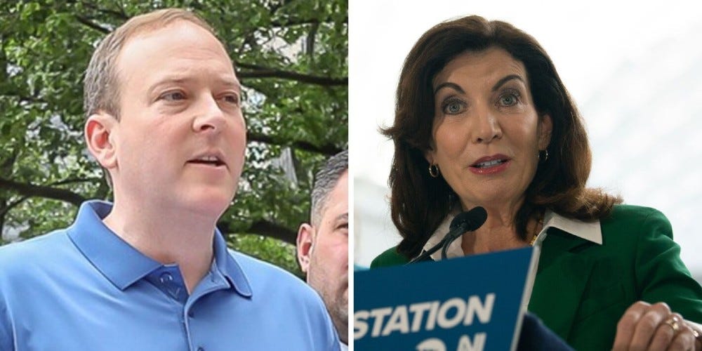 Dog Whistler Kathy Hochul Told Supporters Where to Find "Far-Right Extremists" Hours Before One Tried to Murder Lee Zeldin