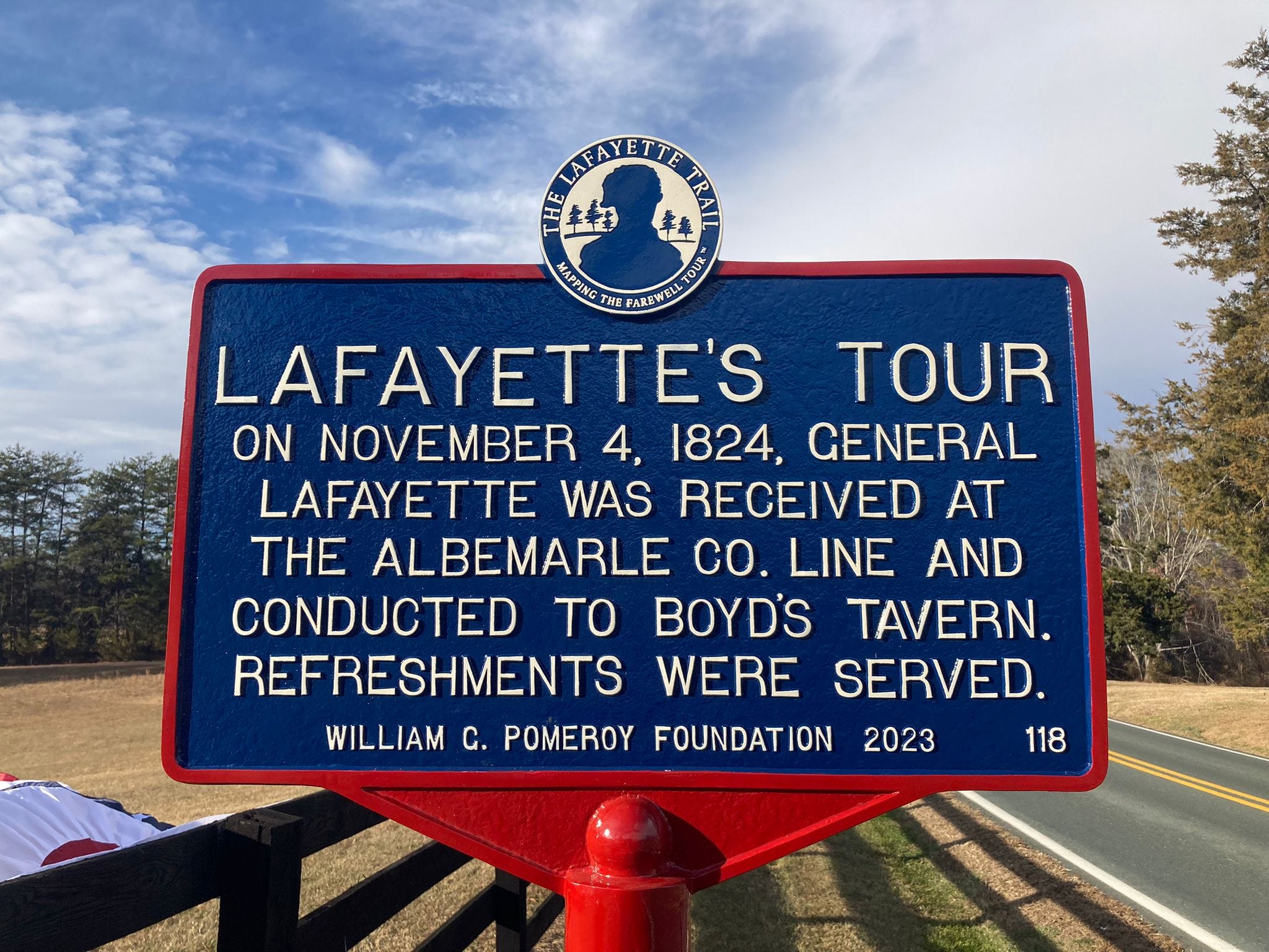July 4, 2024: Fluvanna Supervisors agree to Lafayette Trail marker in Columbia; Fireworks safety tips from UVA episode artwork