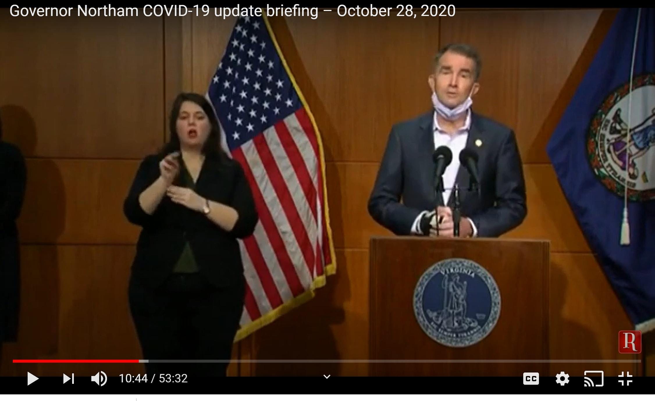 October 29, 2020: Northam reminds Virginia of continued COVID threat;  Albemarle, Charlottesville and UVA leaders talk equity episode artwork