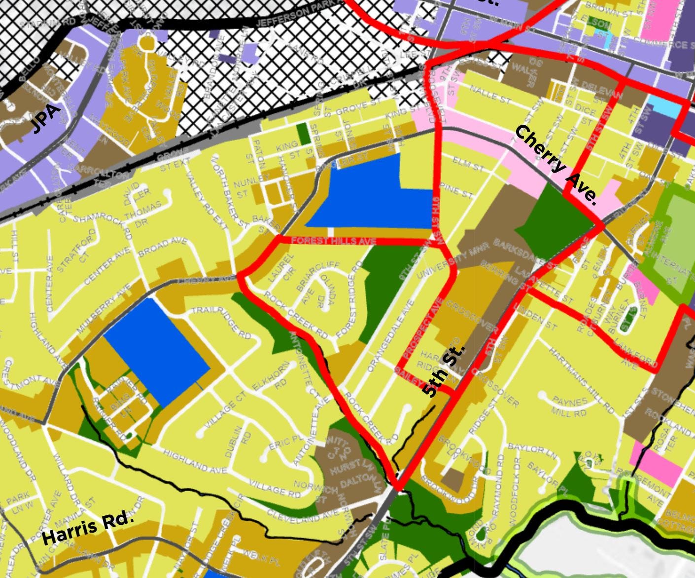 September 2, 2021: Charlottesville PC reviews third version of Future Land Use Map episode artwork
