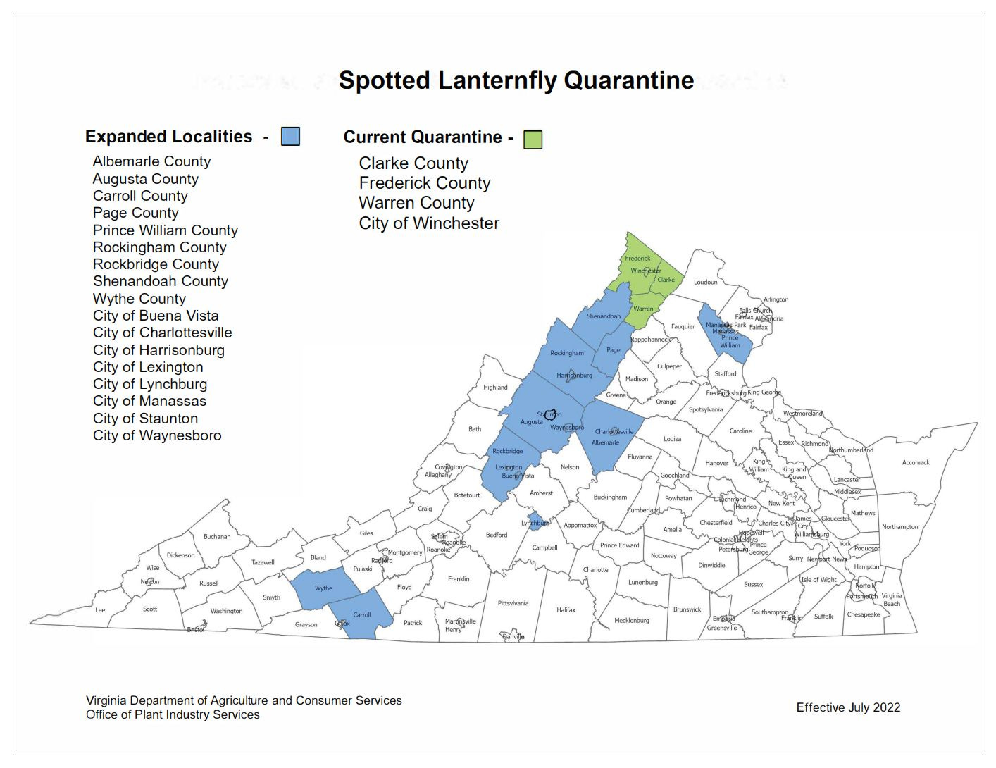 June 17, 2022: Spotted lanternfly quarantine to be extended to Albemarle, Charlottesville; ACSA officials says no PFAS in local water episode artwork