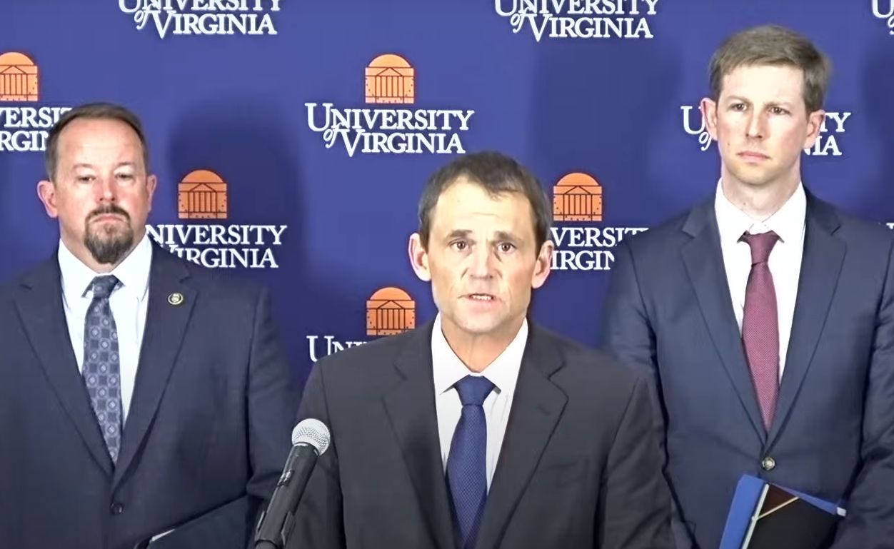 UVA football players identified as victims in three shooting murders; suspect now in custody  episode artwork