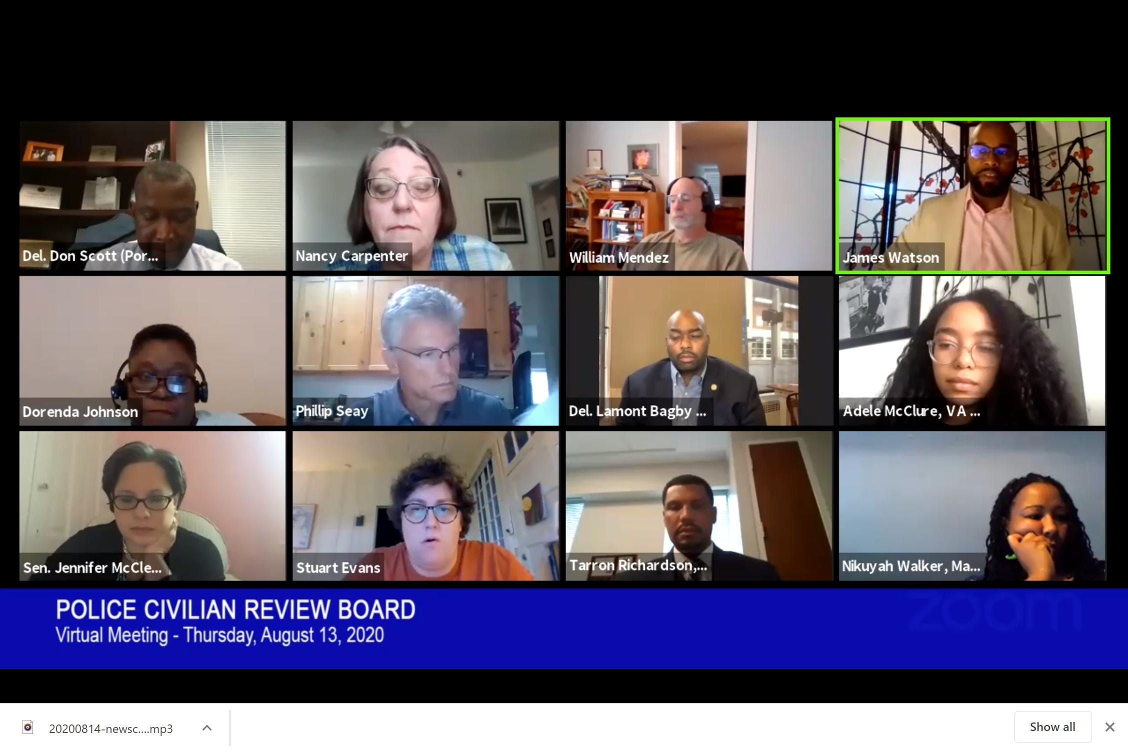 August 14, 2020: Black legislators brief police review board; An app for better recycling   episode artwork