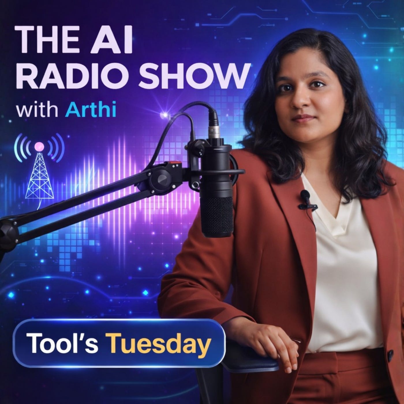 The AI Radio Show with Arthi | Ep. 17 Tool's Tuesday episode artwork
