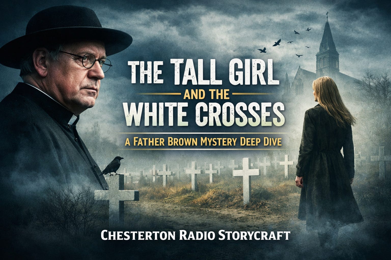 The Tall Girl Among the White Crosses