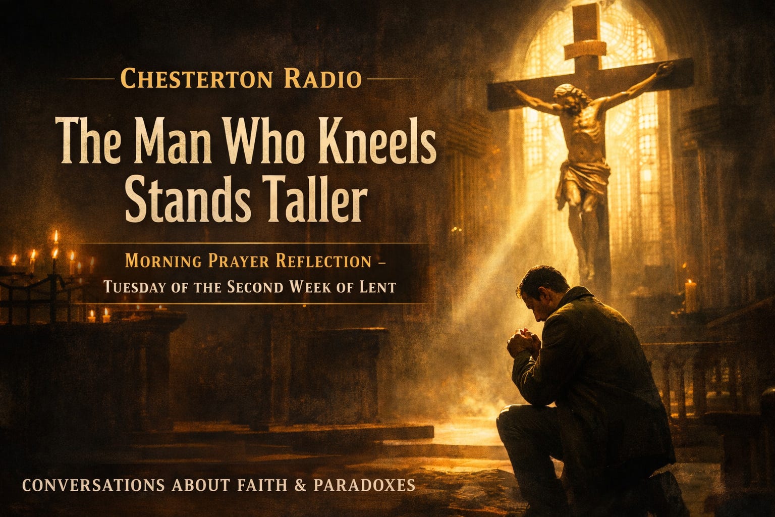 The Man Who Kneels Stands Taller