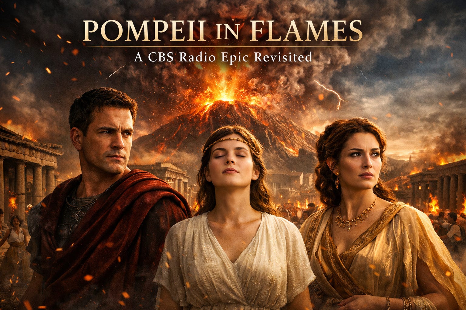 Pompeii in Flames: A CBS Radio Epic Revisited