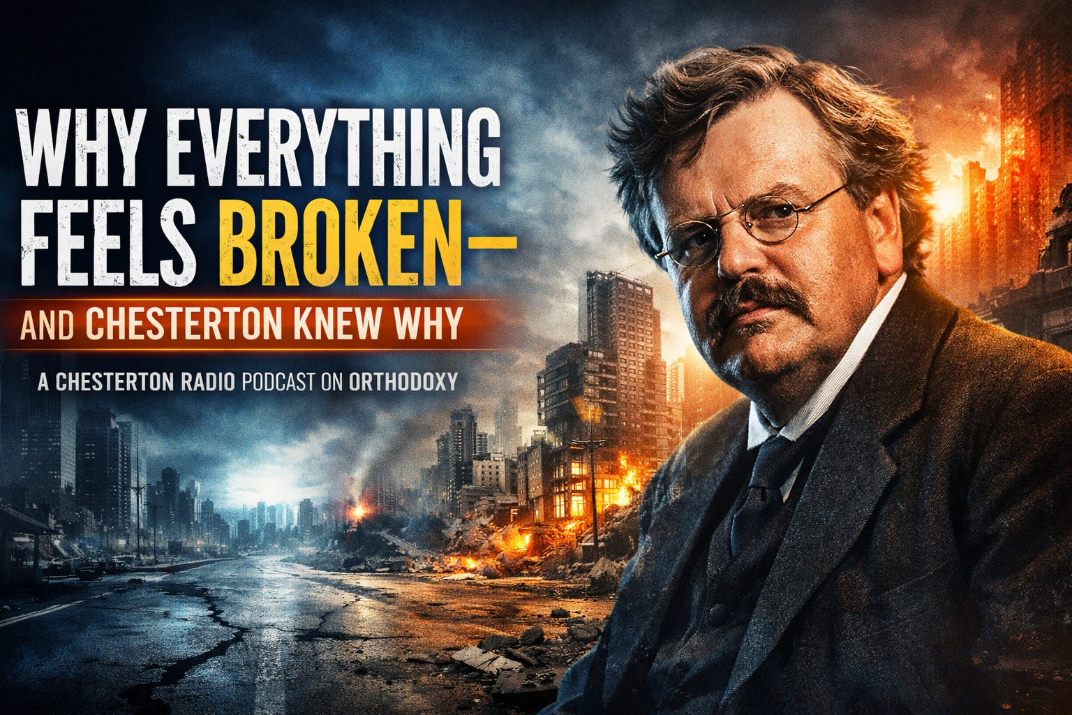 🎙️ Why Everything Feels Broken — and Chesterton Knew Why