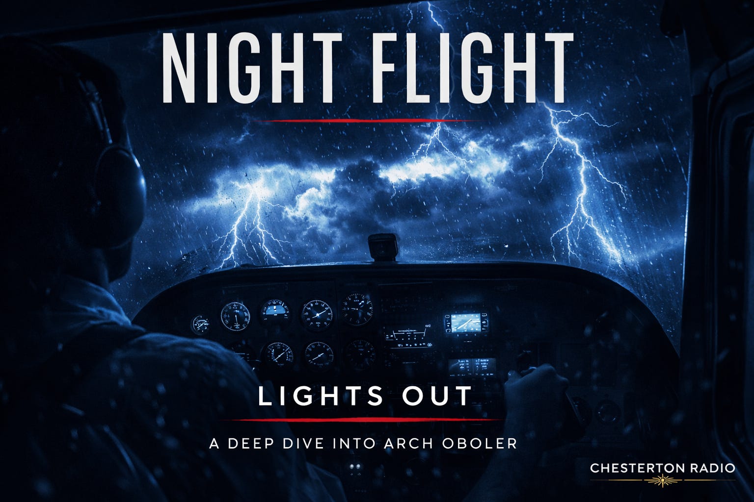 🎙️ Alone Above the Storm — A Deep Dive into Arch Oboler's Lights Out!: “Night Flight”